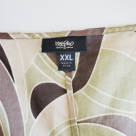 1096 * Mossimo Cap Sleeve Top With Waist Tie NWT Size XXL - Picture 3 of 7